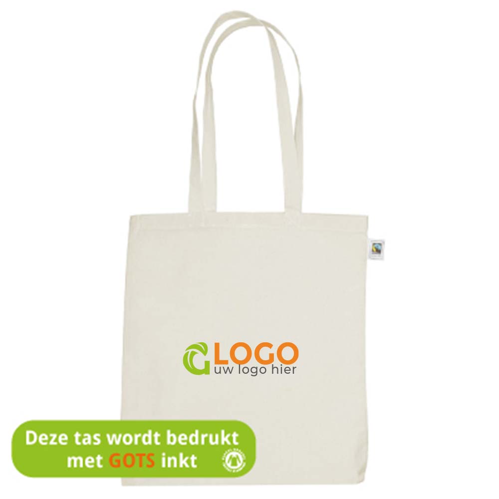 Fairtrade tas | 150 gr./m2 | Ecru